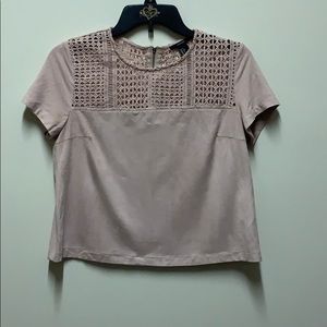 FOREVER 21 Tan Suede Top
